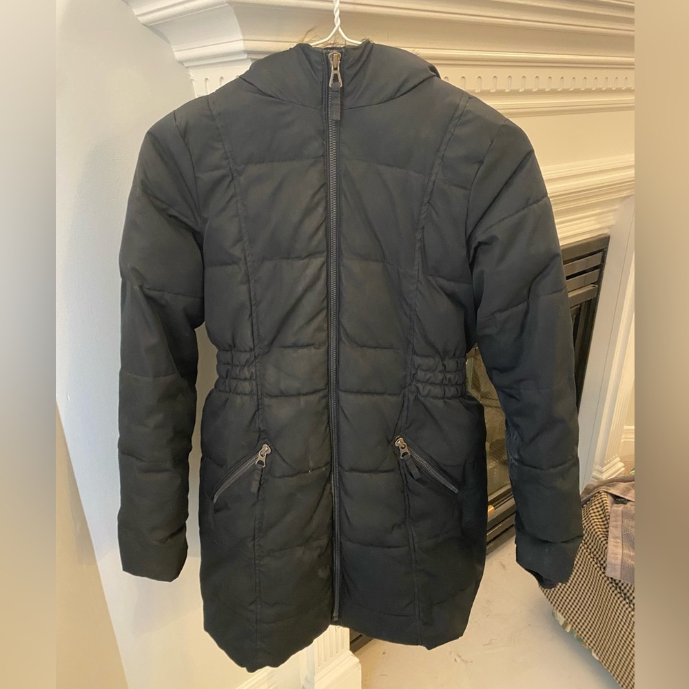 Girls Lands End winter coat: big girl size medium, 10-12